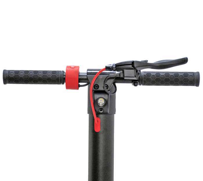 Trotineta electrica DEVRON Zerga X8, motor 350W, roata 10", acumulator 7.8Ah, negru/rosu [11]