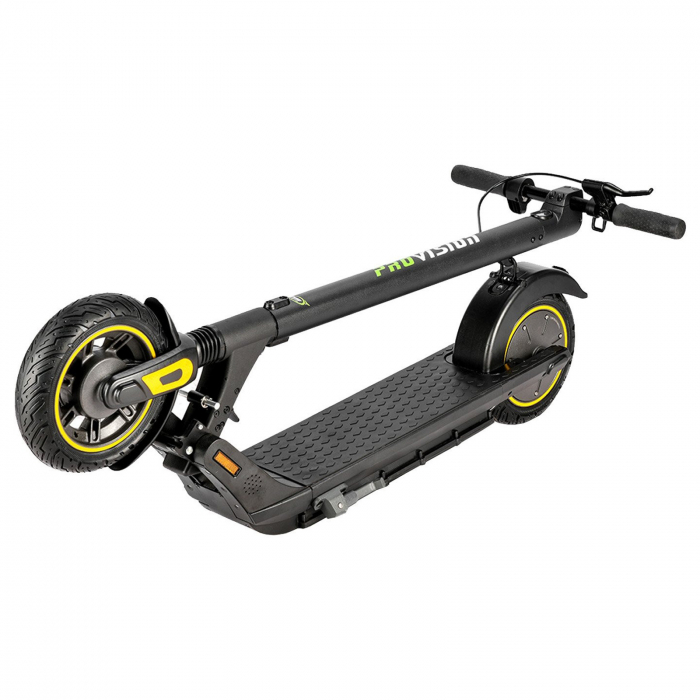 Trotineta electrica PROVISION S19, motor 300W, roata 10", acumulator 10.4Ah, negru/galben [13]