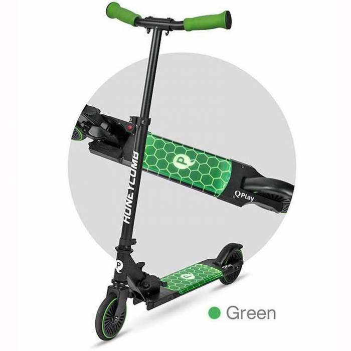 Trotineta LED QPLAY Honeycomb rosu [2]