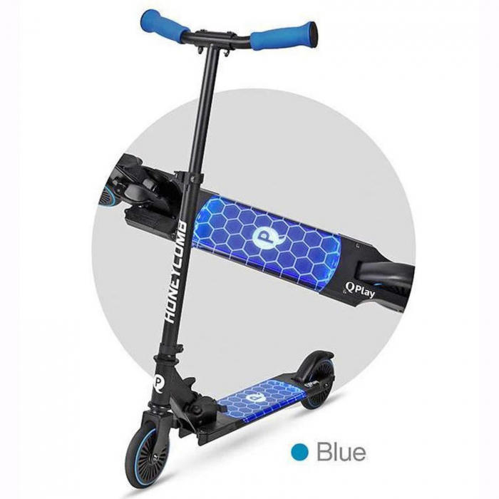 Trotineta LED QPLAY Honeycomb rosu [2]