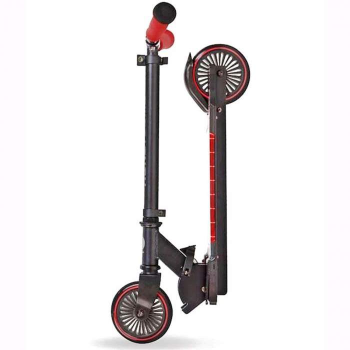 Trotineta LED QPLAY Honeycomb rosu [4]