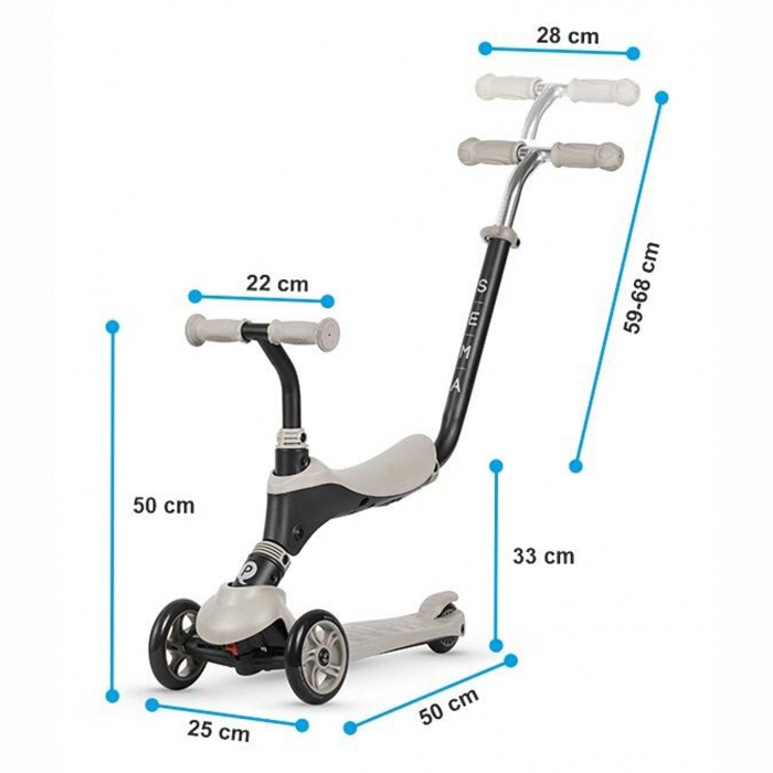 Trotineta multifunctionala 5in1 QPLAY Sema [8]