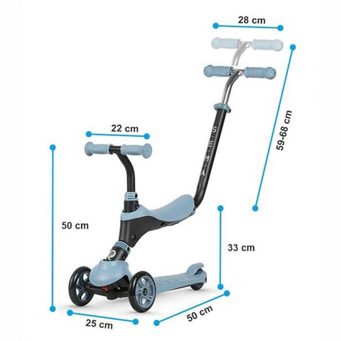 Trotineta multifunctionala 5in1 QPLAY Sema [8]