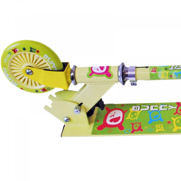 Trotineta pliabila SULOV Bunny, roata120 mm, galbena [2]