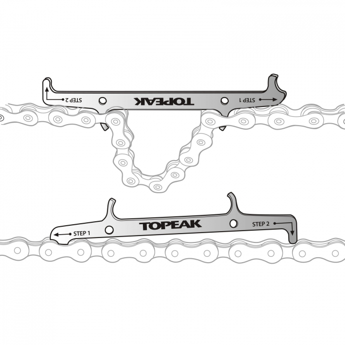 Lera lant TOPEAK Chain Hook Wear TPS-SP09, argintiu [3]