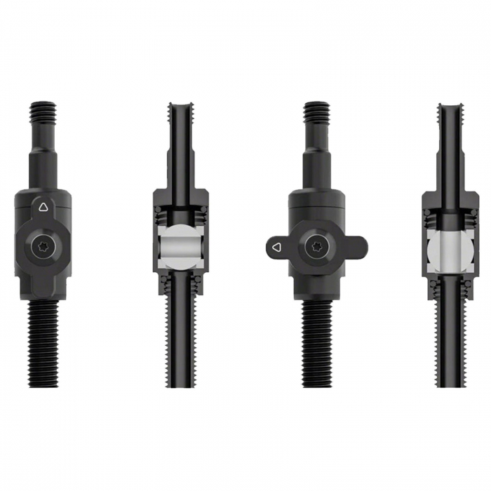 Valve tubeless MUC-OFF Big Bore Lite, lungime 60 mm, negru [2]