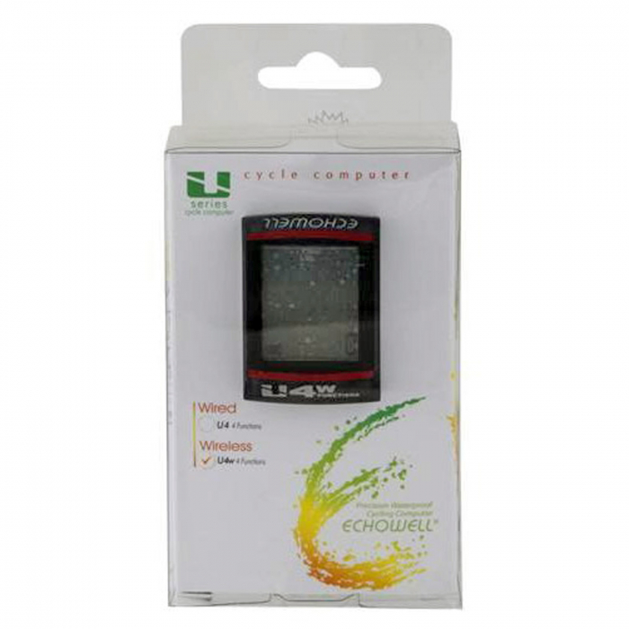 Vitezometru ECHOWELL U4W, 4 functii, wireless, negru/gri [2]