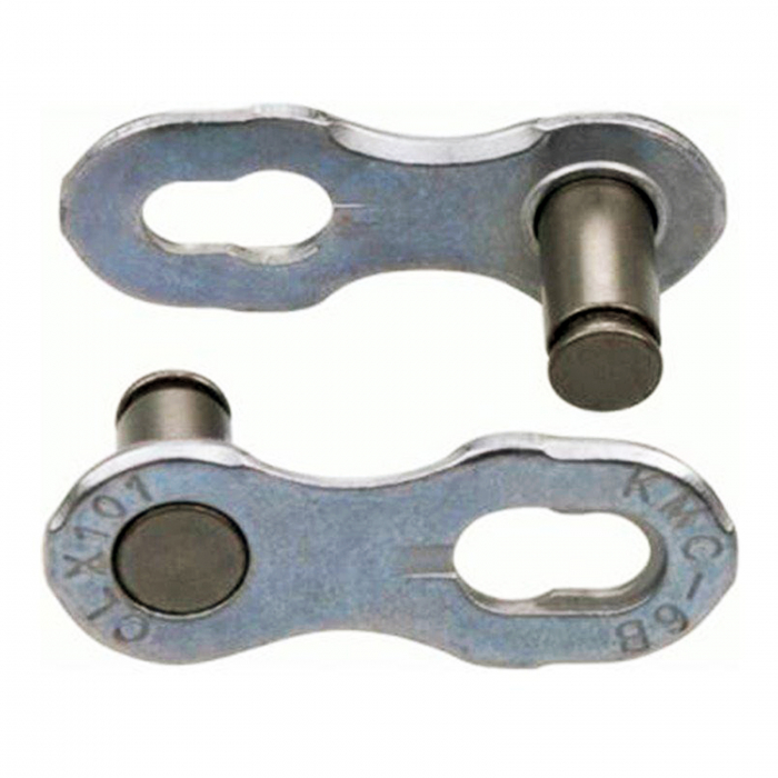 Za rapida KMC Missing Link 101NR EPT Silver, compatibila 1 viteza, argintie [1]
