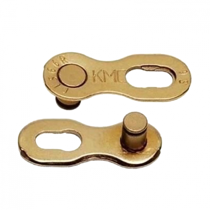 Zala rapida KMC X9 Gold Missing Link, compatibila 9 viteze, pin 6.6 mm, auriu [1]