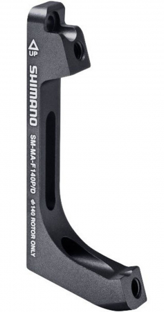 ACCESORII FRANE - Adaptor montaj etrier fata SHIMANO Post/Flat, pentru disc 140 mm, negru