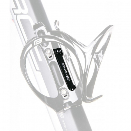 Adaptor FORCE, montare doi suporti bidon pe cadru, negru [2]