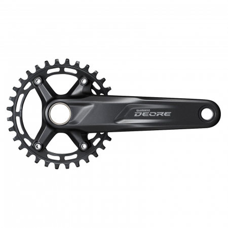 Angrenaj pedalier SHIMANO Deore M5100-1, aluminiu, 32T, brat 170 mm, negru [1]