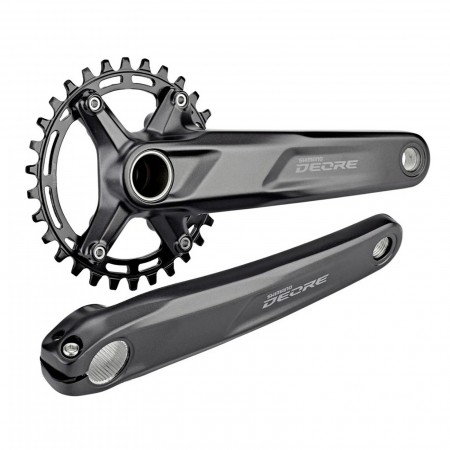 ANGRENAJE COMPLETE - Angrenaj pedalier SHIMANO Deore M5100-1, aluminiu, 32T, brat 170 mm, negru