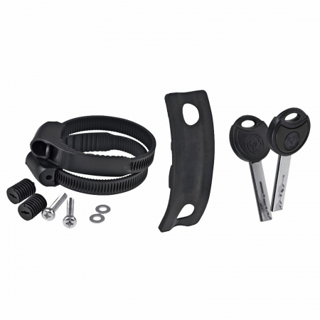 Antifurt modular pliabil cu cheie TRELOCK FS 380/100 Light, 100 cm, 6 elemente, negru [7]