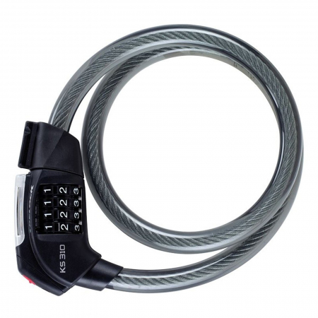 ANTIFURTURI - Antifurt TRELOCK KS Dragon, 100/1.9 cm, negru