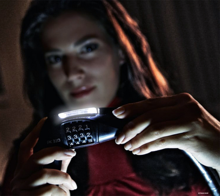 Antifurt TRELOCK KS Dragon, 100/1.9 cm, negru [2]