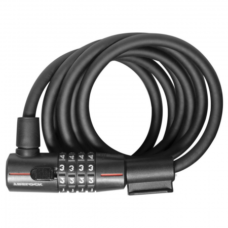 ANTIFURTURI - Antifurt TRELOCK KS415 Code, 110/1.5 cm, negru