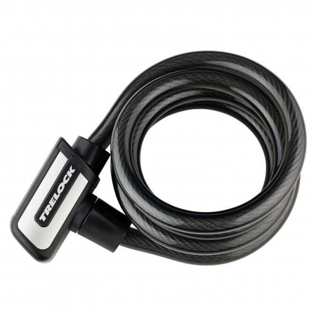 ANTIFURTURI - Antifurt TRELOCK S3 Silver Line, 150/1.5 cm, negru