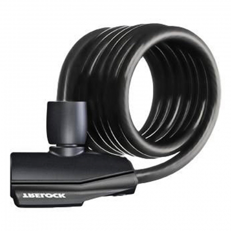 ANTIFURTURI - Antifurt TRELOCK SK 260, cablu spiralat, 180/1.0 cm, negru