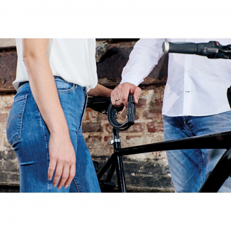 Antifurt TRELOCK SK 312, inchidere cu cifru, 180/1.2 cm, negru [4]