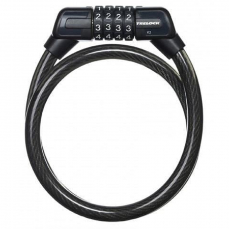 Antifurt TRELOCK K2 Kombi Silver, 100/1.2 cm, negru/argintiu [1]