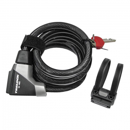 ANTIFURTURI - Antifurt bicicleta cu cheie TRELOCK SK 480/200 R, 150/1.4 cm, negru