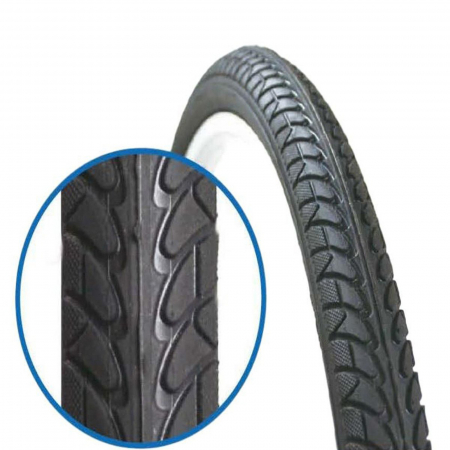 ANVELOPE 28 inch - Anvelopa rigida 28"x1.75 COLINELLI ZY-010, (700x45C), negru​​​​​​​