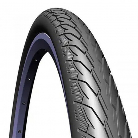 ANVELOPE SI CAMERE 28" - Anvelopa rigida 700x40C RUBENA/MITAS V66 Flash (42-622), negru