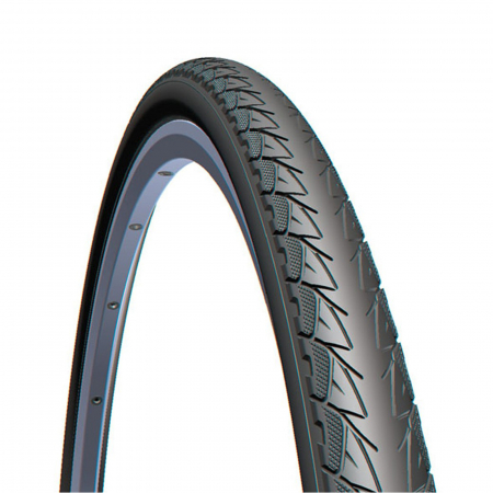 ANVELOPE SI CAMERE 28" - Anvelopa rigida 700x35C RUBENA/MITAS V70 Flipper (37-620), neagra