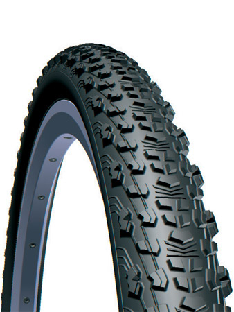 Anvelope bicicleta - Anvelopa Bicicleta Rubena V75 Scylla - 24 X 1.90, neagra