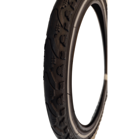 DhsBikeParts - Anvelopa Kenda K935, 16x1.75, banda reflectorizanta, Negru