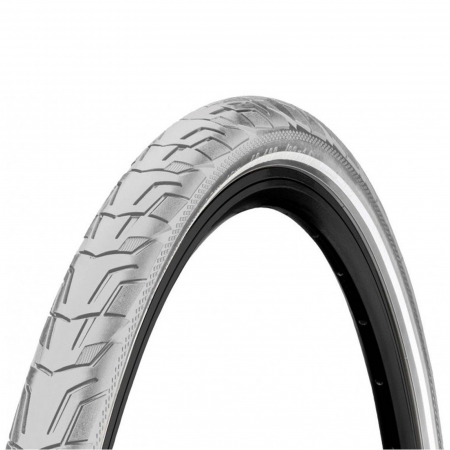 ANVELOPE 28 inch - Anvelopa pe sarma 700x35C CONTINENTAL Ride City (35-622), gri/reflex
