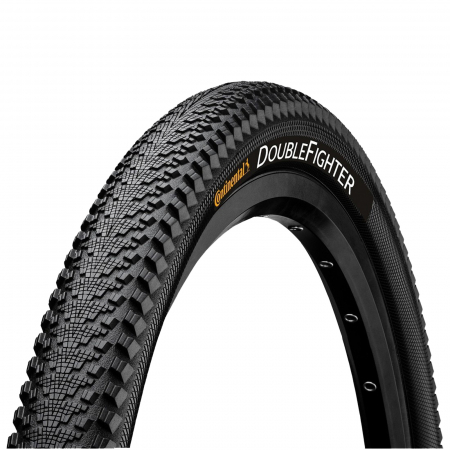 ANVELOPE SI CAMERE 28" - Anvelopa pe sarma 700x35C CONTINENTAL Double Fighter III Reflex (37-622), negru