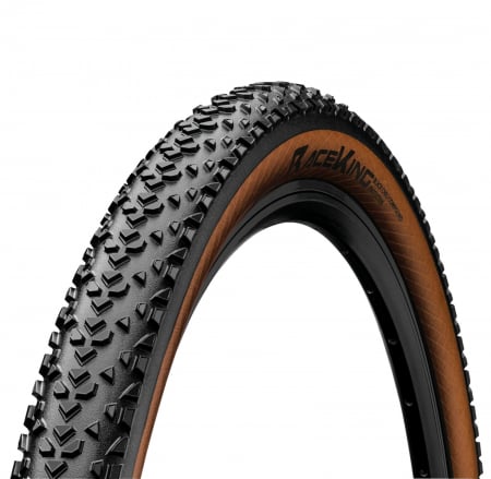 ANVELOPE SI CAMERE 29" - Anvelopa pliabila 29"x2.2 CONTINENTAL Race King ProTection (55-622), negru/maro