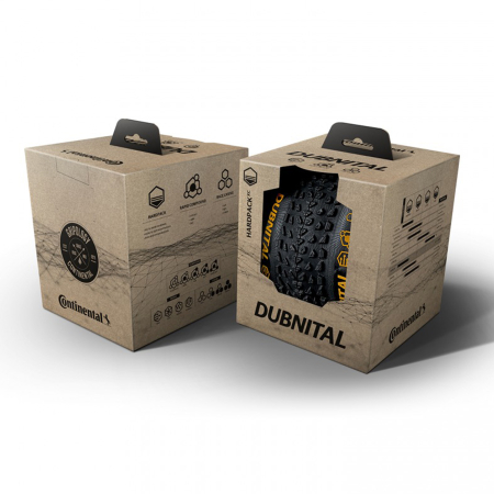 Anvelopa pliabila 29"x2.2 CONTINENTAL Dubnital Race Rapid comp Tubeless Ready (55-622), negru [3]