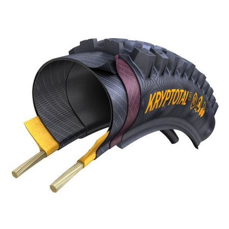 Anvelopa pliabila 29"x2.4 CONTINENTAL Kryptotal-F 29 Enduro Soft (60-622), negru [3]