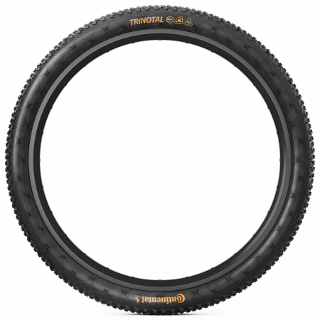 Anvelopa pliabila 29"x2.4 CONTINENTAL Trinotal Trail Grip (60-622) Rapid Comp, Tubeless Ready, negru [3]
