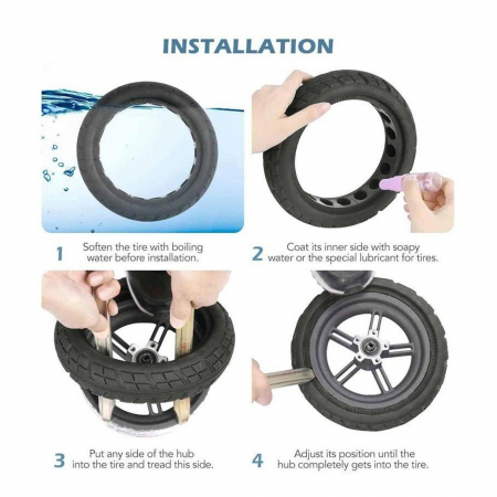 Anvelopa solida 8.5"x2 pentru trotineta XIAOMI Mijia M365 / Pro [3]