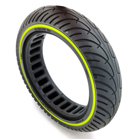 ANVELOPE TROTINETA - Anvelopa trotineta 8.5"x2.0 FIVESTARS UltraLight, plina, negru/galben fluo