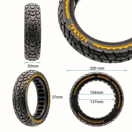 Anvelopa trotineta 8.5"x2-6.1/B34 FIVESTARS Nedong Ultra Light, plina [4]