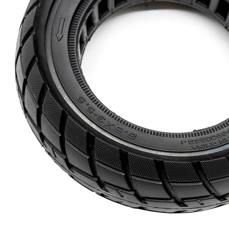 Anvelopa trotineta 8.5"x3.0 FIVESTARS Ultra-Light Ewheel Black Line, plina, negru [3]