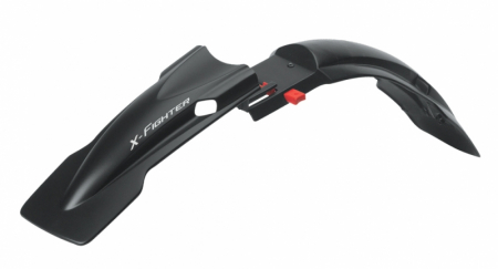 APARATORI NOROI - Aparatoare Noroi Polisport X-Fighter - Fata, 24-28 Inch, Negru