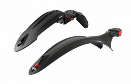 Aparatori roti si cadru - Aparatoare Noroi Polisport Cross Country Evo - Fata-Spate, 26-29 Inch, Negru