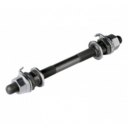 AXURI - Ax butuc fata FORCE cu piulita, otel, lungime 140 mm, negru