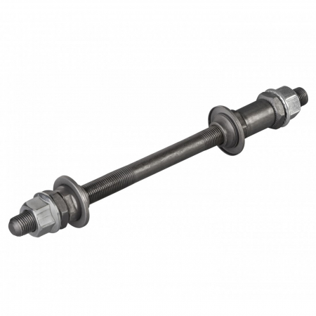 AXURI - Ax butuc spate FORCE cu piulita, otel, lungime 175 mm, negru