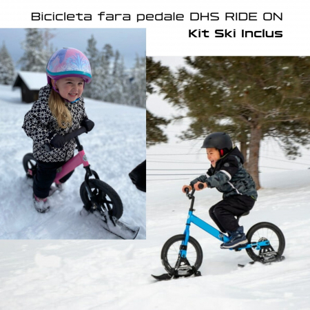 Balance Bike 12" DHS Ride On, kit ski inclus [5]
