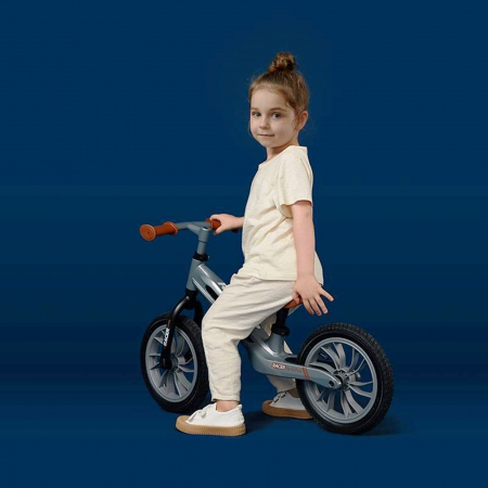 Balance bike 12" QPLAY Racer, rosu [5]