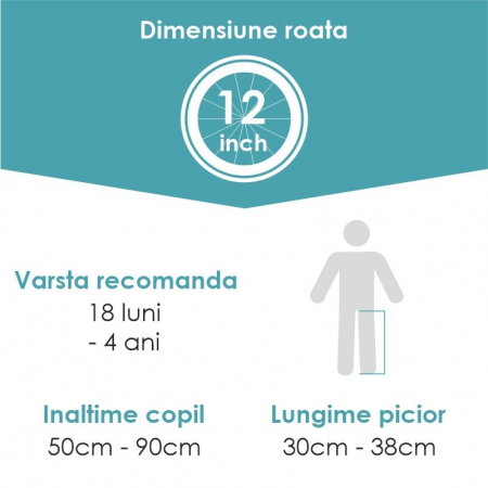 Balance bike Qplay Racer negru/rosu [4]