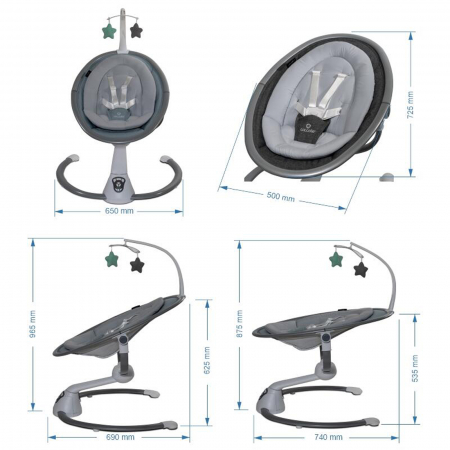 Balansoar multifunctional COCCOLLE Freya Baby blue [11]