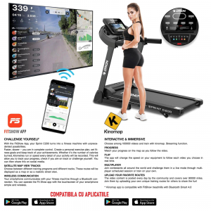 Banda de alergare 2.5CP ORION Sprint C200 [6]